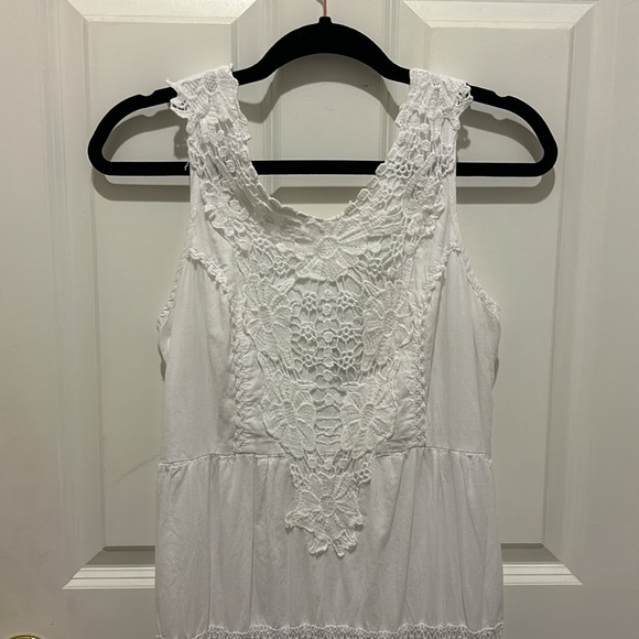 Bohemian style white maxi sundress - Picture 2 of 7